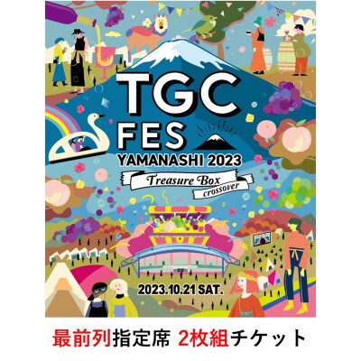 TGC FES YAMANASHI 2023【最前列席:2枚】入場チケット10月21日(土)