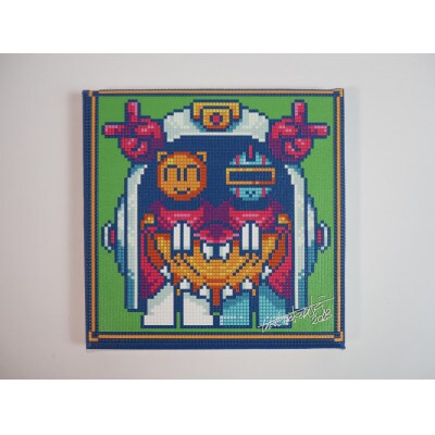 【山梨県】NFT道祖神シリーズ(キャンバス作品+NFT)仮想と現実