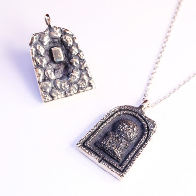 【Do_goods】銀製『前方後円墳』ネックレス 659-869