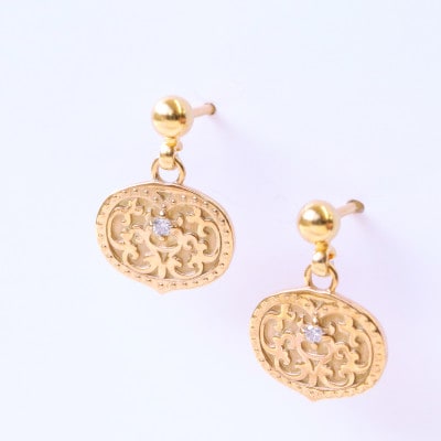ピアス ステンレス 石座付 ＃1088 PP31(約4mm) ロジウムカラー
