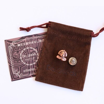 【Do_goods】縄文時代の息吹を　純銅製 土偶「いっちゃん」ピンブローチ  659-297