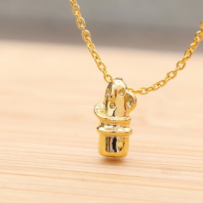 【縄文アクセサリーDo_goods】K18製　コメ踊る埴輪ネックレス　700-091