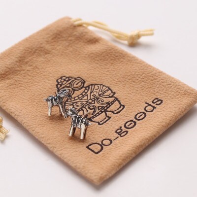 【縄文アクセサリーDo_goods】SILVER　925製コメ馬形埴輪ピアス　700-093