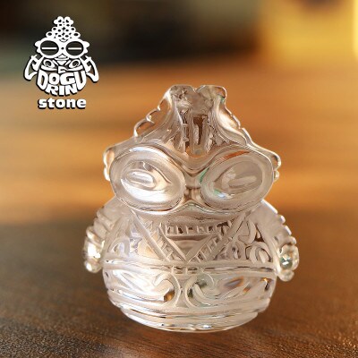 【縄文アクセサリーDo_goods】縄文の息吹が宿る「水晶どぐりん」ミニオブジェ659-646