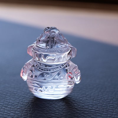 【縄文アクセサリーDo_goods】縄文の息吹が宿る「水晶どぐりん」ミニオブジェ659-646
