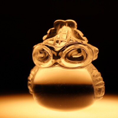 【縄文アクセサリーDo_goods】透明の輝き「水晶ピュアどぐりん」ミニオブジェ　700-001