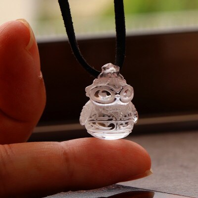 【縄文アクセサリーDo_goods】透明の輝きを身につける「水晶どぐりん」ペンダント　700-118