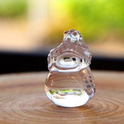 【縄文アクセサリーDo_goods】透明の輝き「水晶ピュアどぐりん」ペンダント　700-120