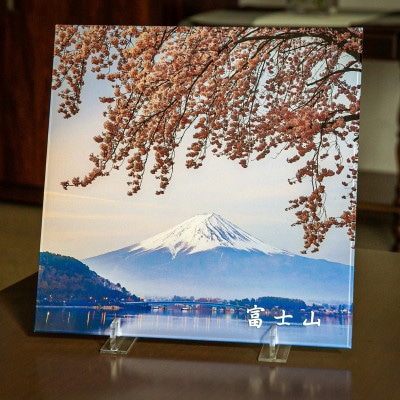 富士山アクリルパネル　30SQ　春