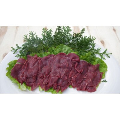 【早川ジビエ】鹿肉焼肉用1.5mmスライス 100g×10パックセット