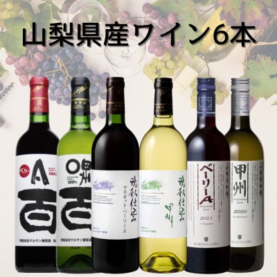 山梨県産ワイン6本セット　041