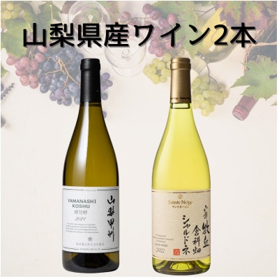 勝沼醸造 山梨甲州樽発酵/サントネージュワイン山梨牧丘倉科畑シャルドネ　計2本セット　047