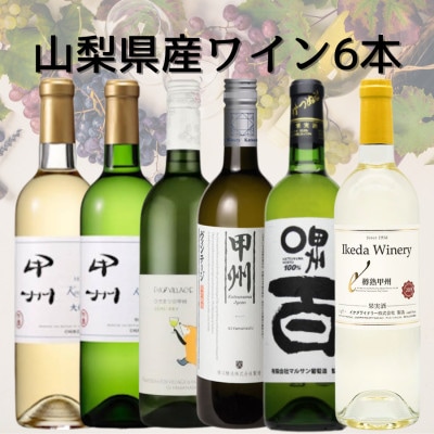 山梨県産白ワイン6本セット　052