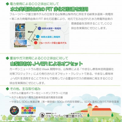 フルーツパーク富士屋ホテル サスティナブルな宿泊体験ペア宿泊券(1泊2食付)