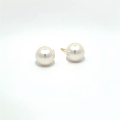 アコヤ真珠 スタッドピアス 7.5mm