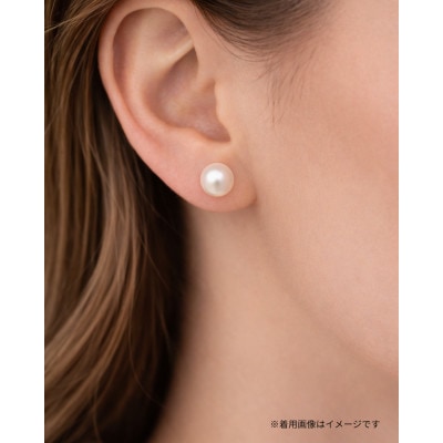 アコヤ真珠 スタッドピアス 7.5mm