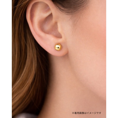 K18 ゴールドボールピアス 6mm