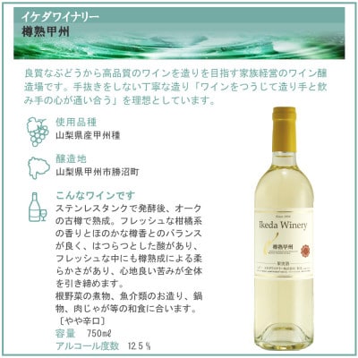 イケダワイナリー 赤&白&ロゼ 3本セット