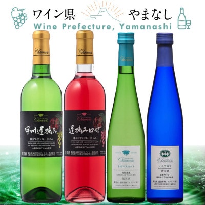 フレッシュ&フルーティー 甘口ワイン 4本セット