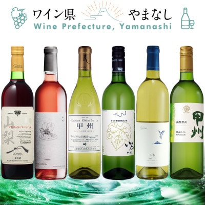 山梨ワイン 注目生産者の定番ワイン 6本セット