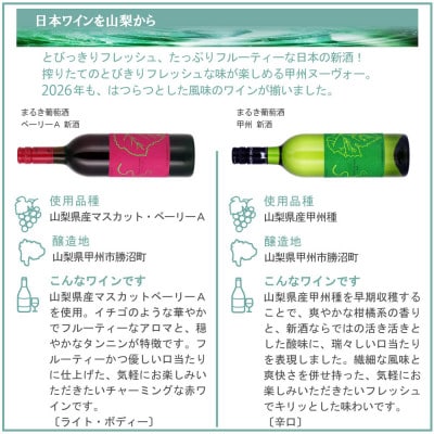 山梨の新酒 2026 飲み比べ 6本セット