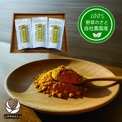 粉末秋うこん100g〔3パック〕