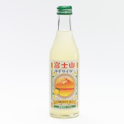 富士山ゆずサイダー　240ml瓶　20本入箱