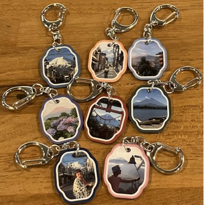 課題解決型地域活性化富士山オリジナルアイテム アクリルキーホルダー 5個セット