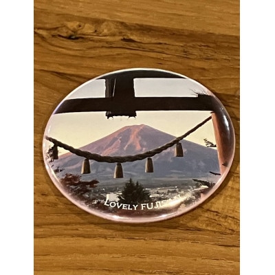 課題解決型地域活性化富士山オリジナルアイテム 缶バッジ4個・スタンド4個・キーホルダー4個