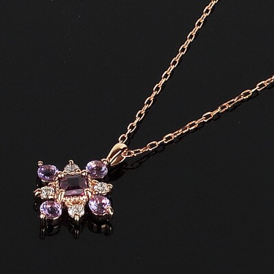 【さとふる限定】K18ピンクゴールドのかわいいペンダントです。PNI-251PGNWRGAM