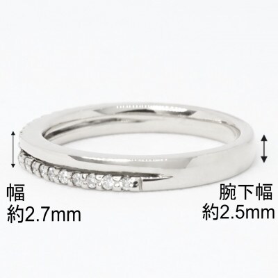 【サイズ:10号】Pt900ダイヤモンド0.10ctリング R4137DI-P