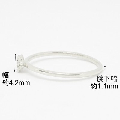 【サイズ:12号】K10WGローズデザインダイヤモンドリング R4121DI-2