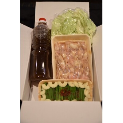 ※炭火焼肉たつみや特製　和牛もつ鍋セット　(2～3人前用)(チルド発送)