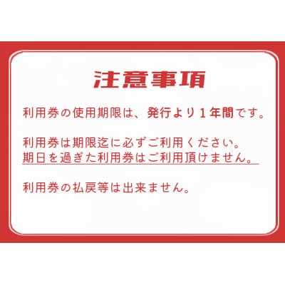 ※太ッ腹キャンプ場　フリーサイト利用券