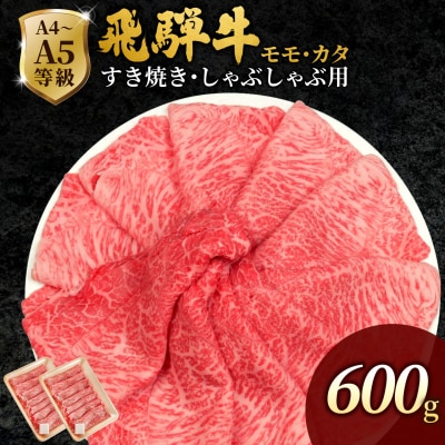 飛騨牛 もも・かた肉 600g(300g×2p) 赤身 すき焼き しゃぶしゃぶ  肉のひぐち
