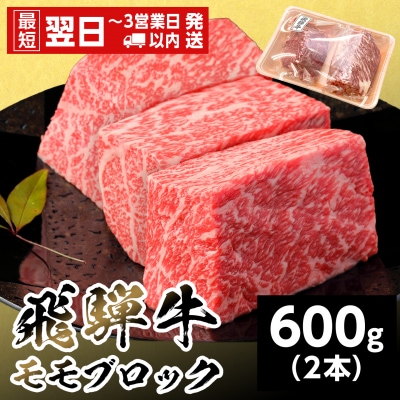 飛騨牛 ももブロック 600g 300g×2本 赤身 ローストビーフ 養老ミート