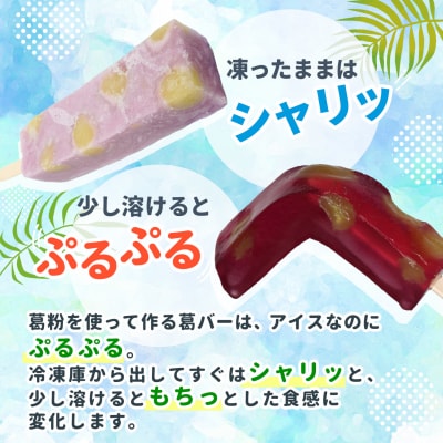 和菓子工房 葛バー くずバー 溶けないアイス くずアイス 5種 計30本 松栄堂