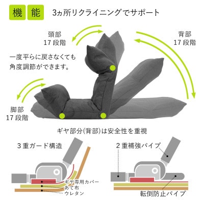 ウェーブチェア KDR　ブラウン
