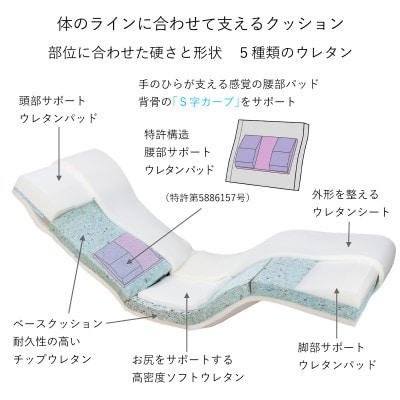 産学連携 ボディサポートチェア ST 《スタンダード》 ブラウン
