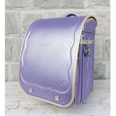 林カバン店オリジナルスプリームキューブランドセル シャインライラック×パールピーチ