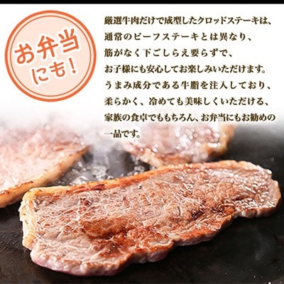 クロッドステーキ(牛ステーキ)120gx20枚　計2,400g