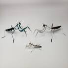 カマキリフィギュアセット【カマキリ(大)×2個(グリーン×1、無地×1)、カマキリ(小)×1個】