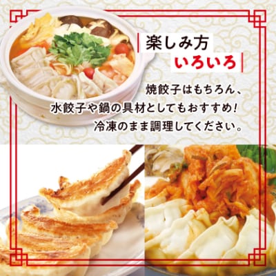 業務用冷凍生餃子3袋(180個)　ぎょうざの満洲
