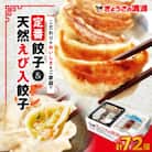 【ぎょうざの満洲】定番餃子&天然えび入餃子　食べ比べ2種(72個)