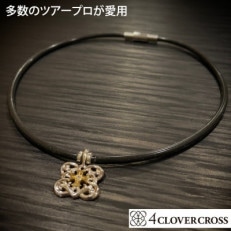 4clover cross 4ccダイヤK18コンビラージモデル スポーツネックレス