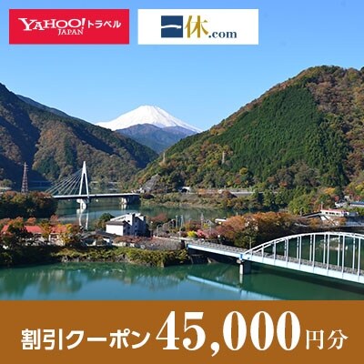 【神奈川県山北町】一休.com・Yahoo!トラベル割引クーポン(45,000円分)