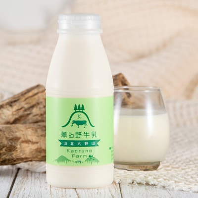 【牧場直送】薫る野牛乳500ml×5本　ノンホモ低温殺菌ジャージー牛　山地酪農　24時間365日放牧