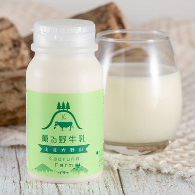 【牧場直送】薫る野牛乳180ml×12本　ノンホモ低温殺菌ジャージー牛　山地酪農24時間365日放牧