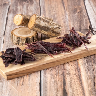 【犬用】無添加鹿肉ジャーキー　計5個セット(モモ2個・カタ2個・スネ1個)