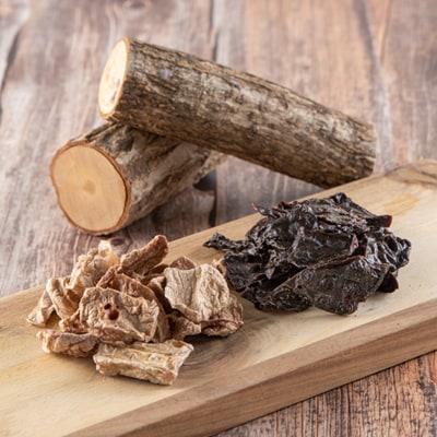 【犬用】無添加鹿肉ジャーキー4個セット(レバー2個・ラング2個)